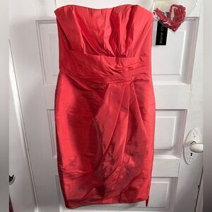 NWTs Alfred Sung Strapless Cocktail Dress Size 8